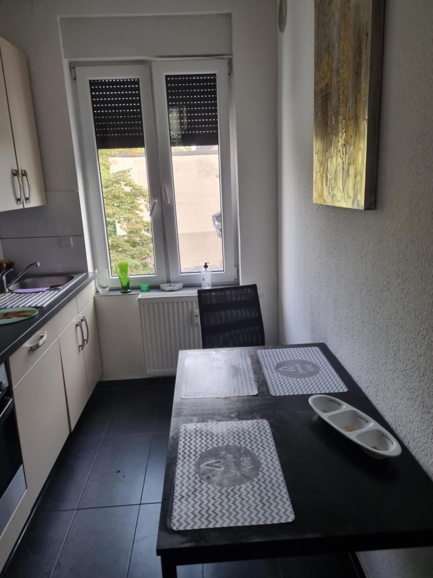 City-Apartment In Krefeld, Kueche, Naehe Duesseldorf Messe Buitenkant foto
